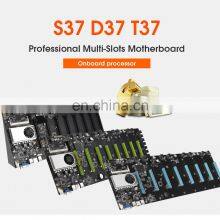 New S37 Motherboard 8 Cards Large Spacing 65 Integrated CPUVGA Interface Graphics Card Does Not Pick the Card RX580 1660 thumbnail-3