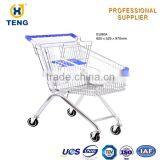 Europe Style 180L Supermarket Shopping Cart Trolley Foldable Shopping Trolley Wheel thumbnail-3