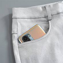 Women Metallic Silver Flare Pant Belted Wide Leg Low Rise Iridescent Flare Jeans thumbnail-5