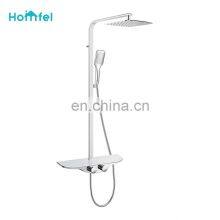 Shower Faucet Set Wall Mount Shower System Kit Hot Cold Water Shower Mixer thumbnail-2