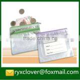 Clear Pvc Gridding Zipper Document Bag thumbnail-1