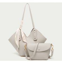 Female Lychee Pattern Senior Sense Large Capacity One-shoulder Tote Bag Two-piece Set thumbnail-3