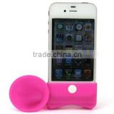 2012 hottest silicon loudspeaker for iphone 4/4s/5
