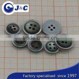 Plastic and Black MOP Natural Shell Combination Buttons,black Mother of Pearl Sea Shells Buttons. thumbnail-3