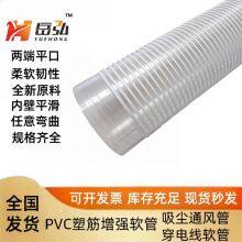 Large-diameter PVC Dust Collection Tube, Spiral Tube With Flat Openings on Both Sides, Suitable for Dust Collection, Sewage Discharge and Drainage. thumbnail-5