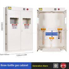 Прочный шкаф для медицинских кислородных баллонов с сигнализацией и антикоррозионной стальной конструкцией для медицинского газового хранилища thumbnail-3