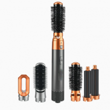 Fünf-in-eins-Heißluftkamm, elektrischer Lockenstab/Trocken-Nass-Zweck-Automatik-Haarglättkamm/Fön (Wechat: 13510231336) thumbnail-1