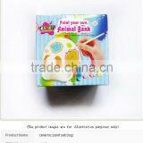 PAINT YOUR OWN ANIMAL BANK DOG CERAMIC PAINT DIY 6 COLORS 2 ML PER COLOR WITH CERAMIC DOGS AND A BRUSH NON-TOXIC