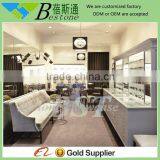 Customized White Multi Drawers Glass Showcase for Optical