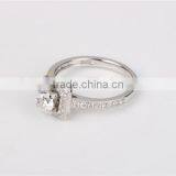 High Quality 925 Silver Engagement Ring With Clear Zircon for Lady Made in China thumbnail-5