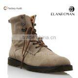 Suede Leather Upper Rubber Bottom Boots Cowboy Boot Casual Style thumbnail-1