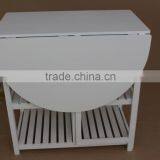 White Foldable Kitchen Table thumbnail-5