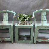 Chinese Reproduction Chair and Tea Table thumbnail-1