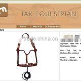 Leather Show Halter thumbnail-1