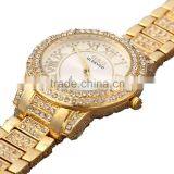 Women's Gold-Tone Stainless Steel Band Fashion Watch Quartz Analog Wristwatches thumbnail-5