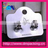 Special Craft Brushed Silver Earring Card Artistic Display thumbnail-1