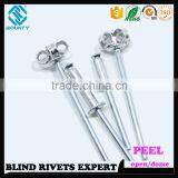BOUNTY HOT SELLING OPEN END FACTORY TRUSS HEAD ALUMINUM STEEL PEEL BLIND RIVETS thumbnail-2
