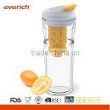 16oz Double Wall Tritan Tumbler With Flip Lip and Fruit Infuser thumbnail-4