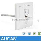 Dual Port Cable Outlet Face Plate Industrial Grade