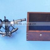 German Pattern sextant & micrometer drum / Nautical Sextant / Brass sextant