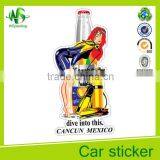 Vinyl Label Manufacturer in China Car Body Side Sticker Design