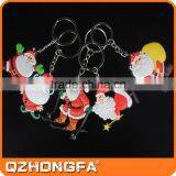 High Quality Christmas 3d Logo Soft Pvc Keychain for Promotion Gift thumbnail-3