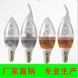 && Acrylic Candle Light Bulbs, Diamond 4W 220V E14 Bass ,high Light (5W /3W) thumbnail-1
