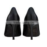 Fancy Party High Heel Pointed Toe Classic Ladies Breatheable PU Lining Comfortable Black Sheep Skin Pump Shoes thumbnail-3