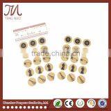 OEM Printing Label Sticker Round Shape Kraft Paper Sticker