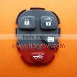 Lower Price GM 3+1 Button Rubber Key Pad,GM Blank Key Auto Key Shell