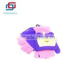 Wholesale Cartoon Half Finger Knitted Gloves For Women
