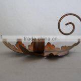 Autumn Festival Small Metal Maple Leaf Candle Holder for Table Decor Supplier's Choice thumbnail-1