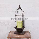 Round Metal Candle Holder, Metal Ornaments. thumbnail-2