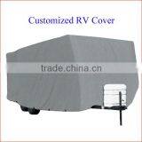 Tailored Travel Trailer RV Cover, OEM Water-repellent Breathable UV Protection Caravan Cover, Customized Tourist Trailer Cover thumbnail-3