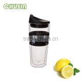 Popular Double Wall Glass Coffee Cup/milk Mug/tea Cup With Silicone Lid and Silicone Sleeve thumbnail-2