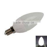 New E14 Blunt Tip Ceramics Led Candle Lamp