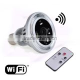HD 1280*720 Full Hidden Mini WIFI IP Light Bulb Camera Motion Detection CCTV