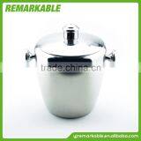 ZFH-0014 High Quality Stainless Steel Drum Type An Ice Bucket Best Handle Cover Type