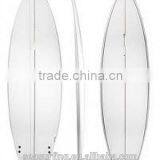 Fashion Model Pointed Nose Wave Cutting Quick Plastic Surfboard Fins Surfboard