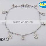 Olivia Jewelry Wholesale Stainless Steel Charm Anklets for Girls thumbnail-1