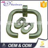 Modern Simple Stainless Steel Tube Door Handle With Oval Escutcheon thumbnail-5