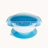 2016 Bpa Free Sunctioned Bowl Baby Plastic pp Feeding Bowl Set Free Sample thumbnail-2