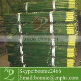 Green 10 ft Steel Fence Post With Spade