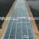 Singpore hot sale high heel galvanized Gutter drain cover steel grate