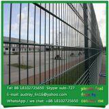 Guangzhou Double Rod Safety Mesh Fencing Panels Double Bar Wire Fence