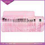 Hot Sale 32pcs Fashional Best Price Pink Synthetic Makeup Brushes Set thumbnail-2