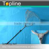 cheap aluminium telescopic handle nylon fish landing nets