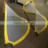 Two Portable Soccer Nets With Carry Bag Pop-Up Soccer Goals Portable Folding Net Set thumbnail-1