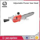 Adjusable pruner saw head