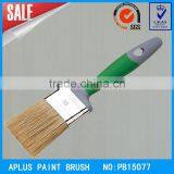 2" Tinplate ferrule White Bristle paint brush with rubber handle
